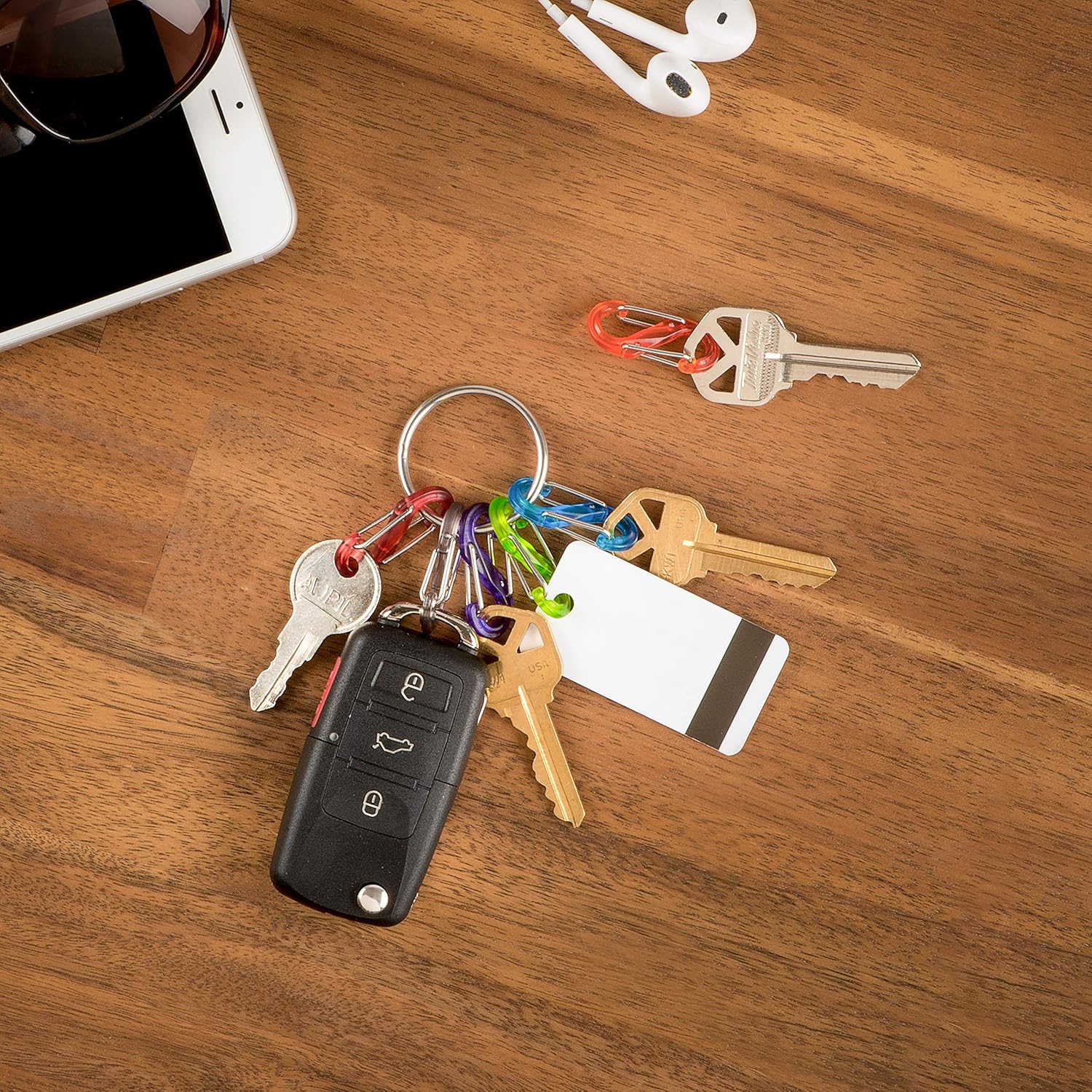 Nite Ize KRG2-11-R3 Ring Key Chain, Stainless .7in x 2.3in x .5"