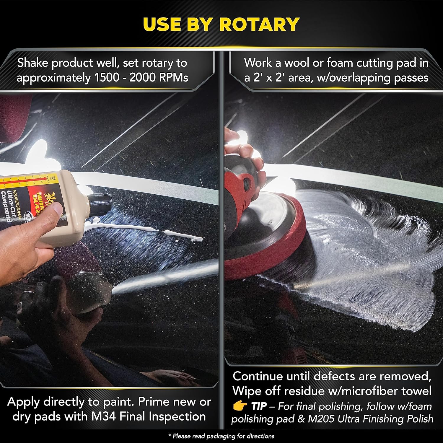 Meguiar's Mirror Glaze Ultra-Cut Compound & Ultra Finishing Polish