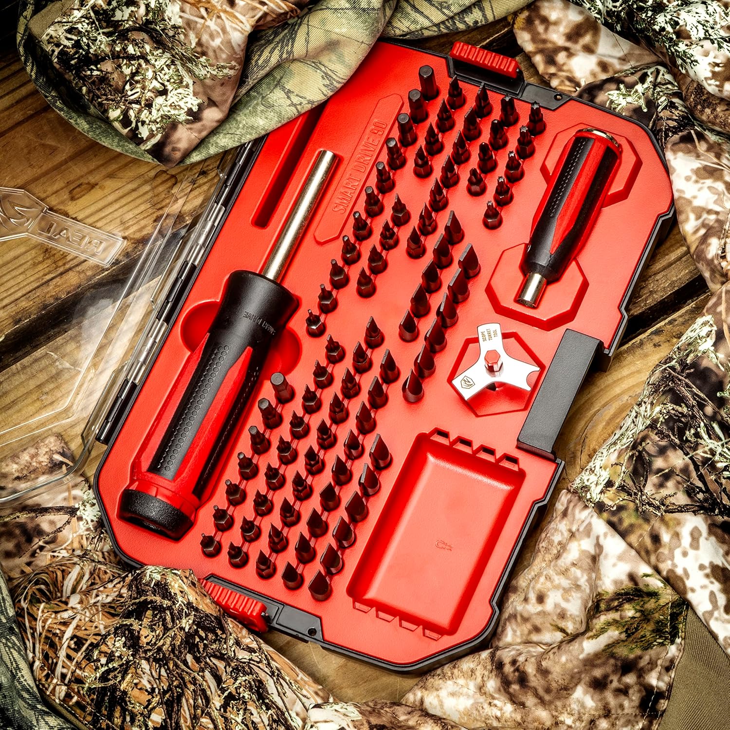 Real Avid Precision Screwdriver Set for Gun Maintenance | 90 PCS Screw Driversets with LED Driver, Hex