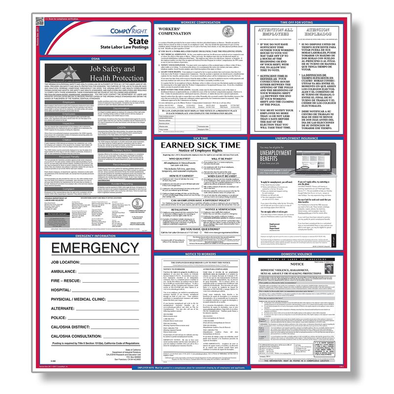 ComplyRight State Labor Law Poster, English, Idaho