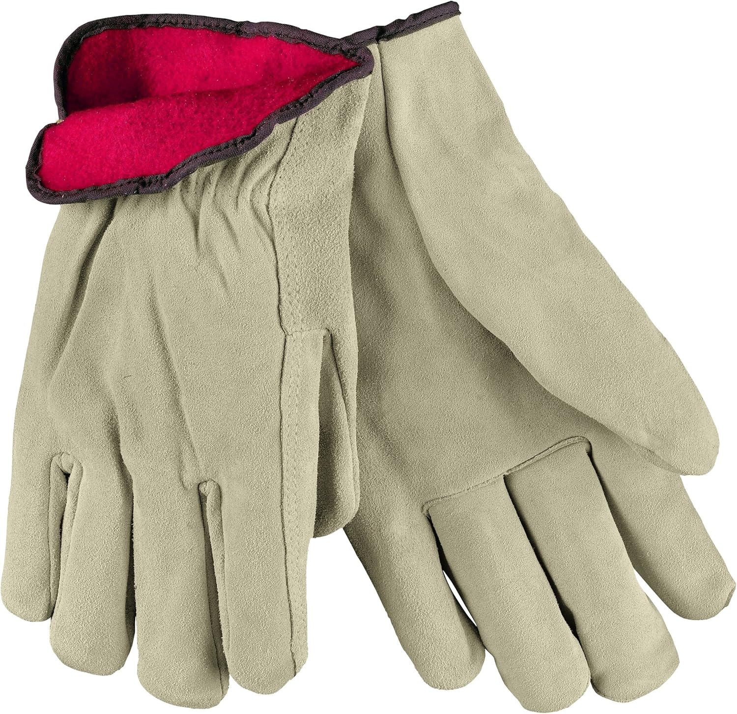 MCR SAFETY 3150 Premium Grade Split Leather Insulated Driver Gloves