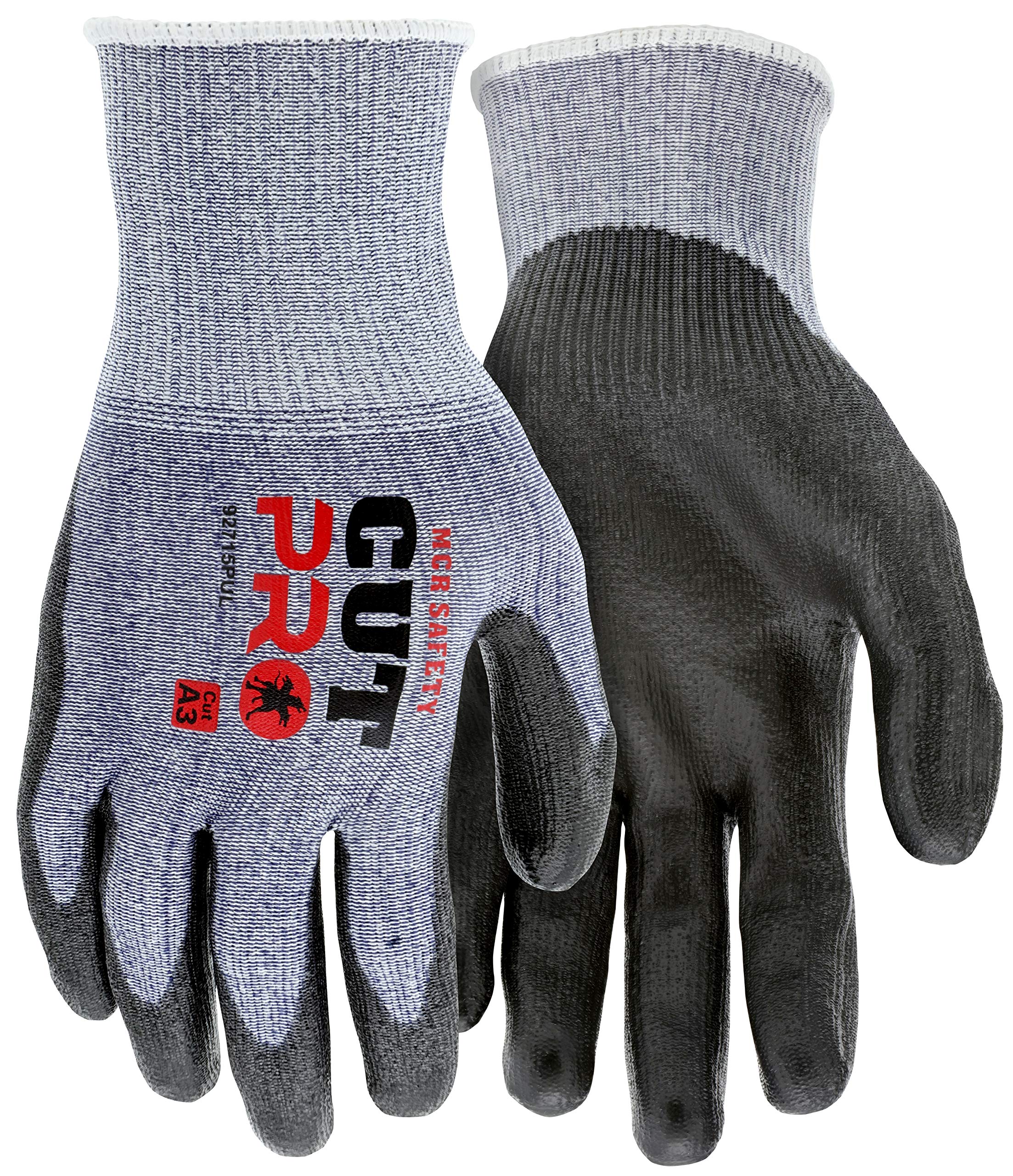 MCR Safety CutPro 92715PU 15-Gauge HyperMax Cut-Resistant Work Glove