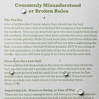 Rite in the Rain All-Weather Golf Notebook, 3.5" x 6", Green Field Flex (No. 4)