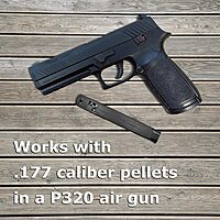 Sig Sauer P320 CO2 Air Pistol Magazine .177 Caliber, 20 Rounds - Rugged Durable Air Gun Accessory, 2-Pack