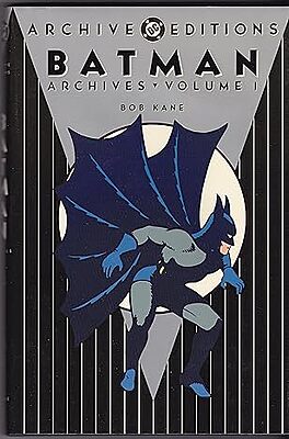 DC ARCHIVE EDITIONS~BATMAN ARCHIVES VOLUME 1~BOB KANE~1990 1ST PRINT~NEAR MINT!