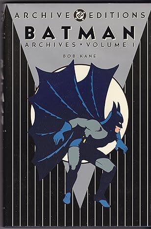 DC ARCHIVE EDITIONS~BATMAN ARCHIVES VOLUME 1~BOB KANE~1990 1ST PRINT~NEAR MINT!
