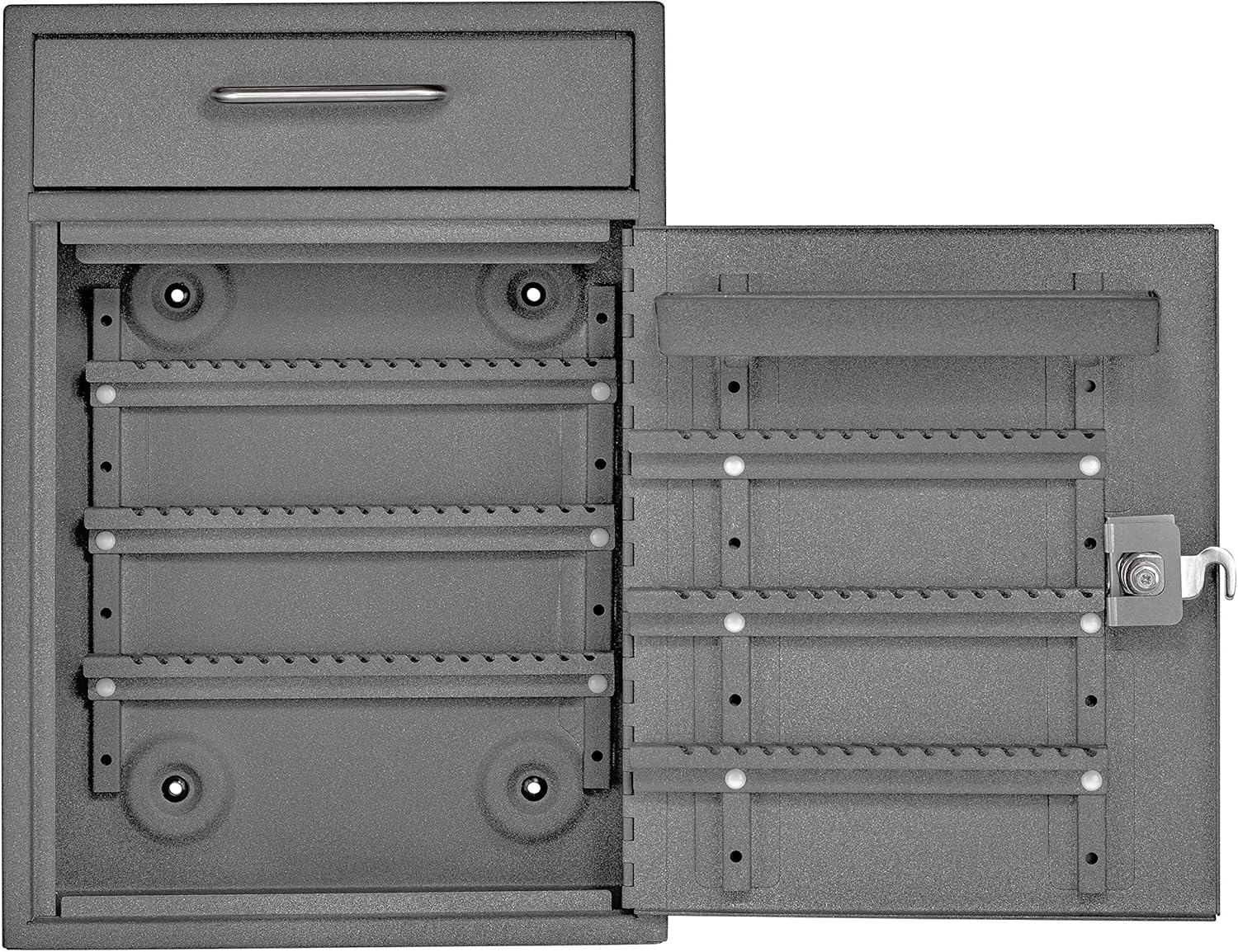 MAIL BOSS Key Boss Heavy-Duty High Security 105-Position Locking Key Cabinet & Drop Box