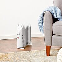 Optimus H-6003 700W Portable Oil-Filled Radiator Heater, 16 x 6 x 15 inches