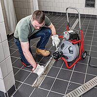 Ridgid 27013 K-400AF 115Volt C45IW Drum Machine with C45 Integral Wound Cable with Autofeed