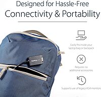 StarTech.com DisplayPort to VGA Adapter - Active DP to VGA Converter