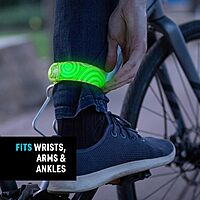 Nite Ize SlapLit Rechargeable LED Slap Wrap - Light-Up Band for Wrists or Ankles