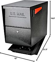 MAIL BOSS Package Master Curbside Locking Security Mailbox