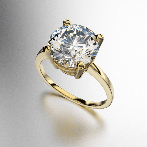 ANILLO SOLITARIO PIEDRA REDONDA (MOD.204) ANILLO SOLITARIO PIEDRA REDONDA (MOD.204)