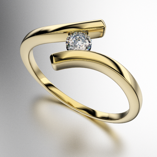 ANILLO SOLITARIO (MOD. A206) ANILLO SOLITARIO (MOD. A206)