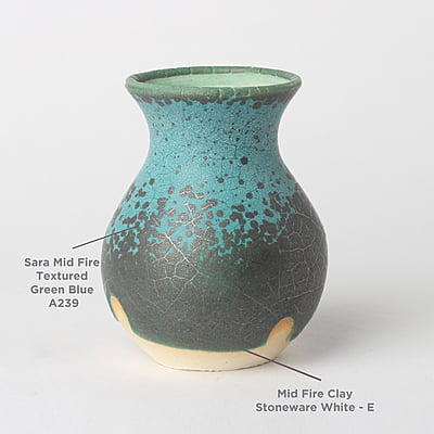 Sara Clay Mid Fire Stoneware White - E Sara Clay Mid Fire Stoneware White - E