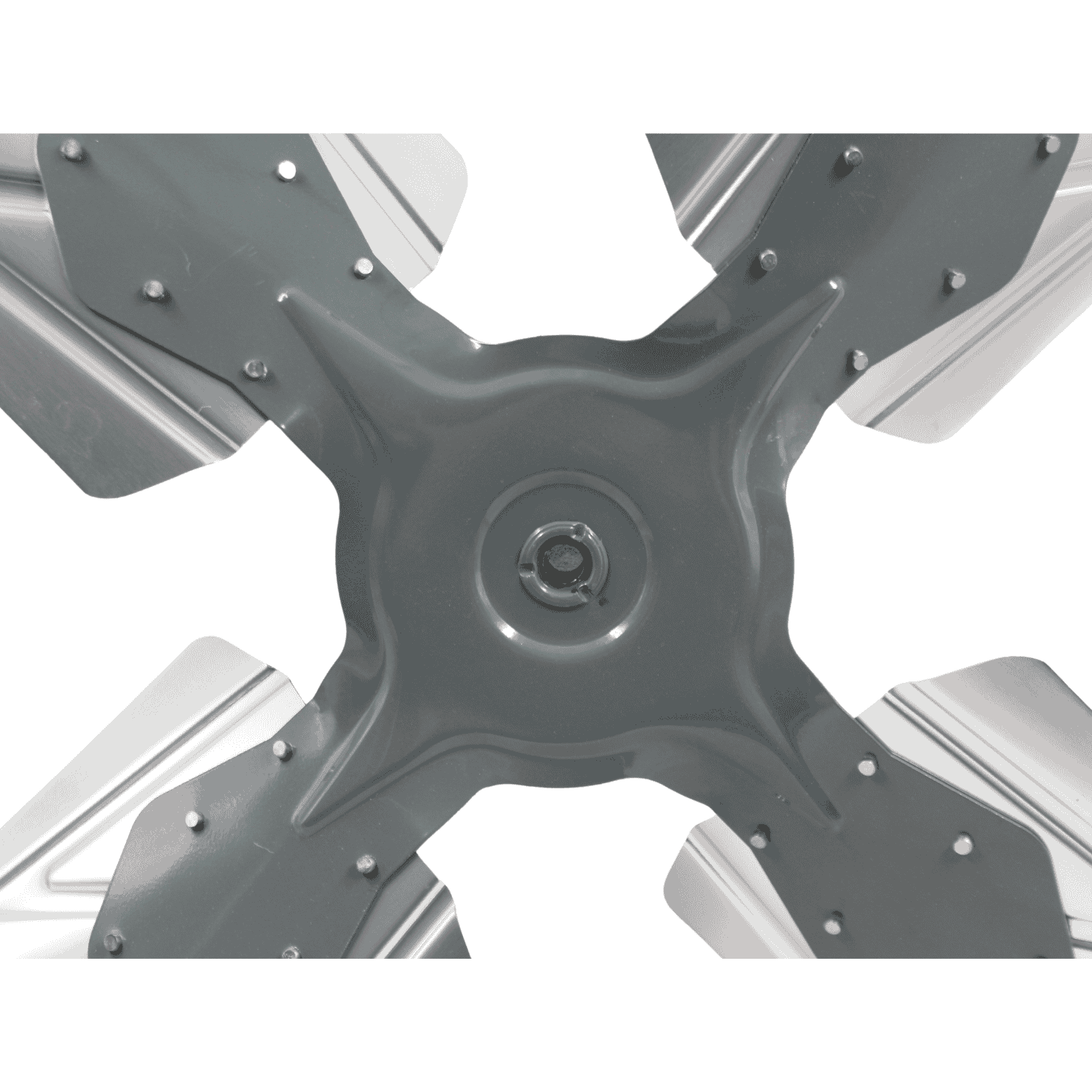 Aspa Aluminio 28", 04 Hojas, Centro 1/2 - A284H12