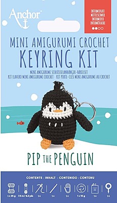 Kit Amigurumi Anchor - Pip Pinguino