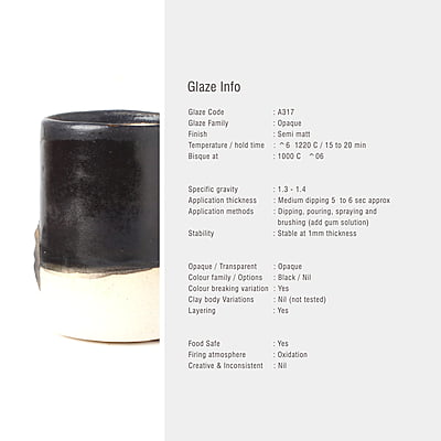 Sara Mid Fire Opaque Black A317