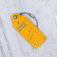 Aviationtag Airbus A330 - G-MLJL - Yellow