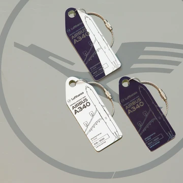 Aviationtag Lufthansa Airbus A340 - D-AIHE - White