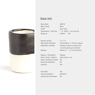 Sara Mid Fire Satin Matt Umber Brown A36/12 Sara Mid Fire Satin Matt Umber Brown A36/12