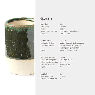 Sara Mid Fire Textured Green A365
