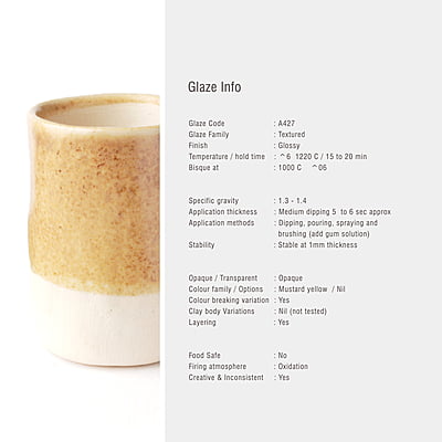 Sara Mid Fire Textured Honey Yellow A427 Sara Mid Fire Textured Honey Yellow A427