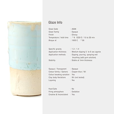 Sara Mid Fire Opaque Sky Blue A508