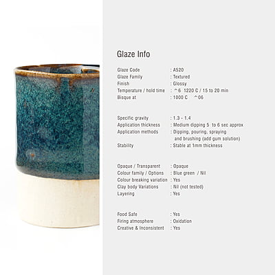 Sara Mid Fire Textured Mint Blue A520 Sara Mid Fire Textured Mint Blue A520