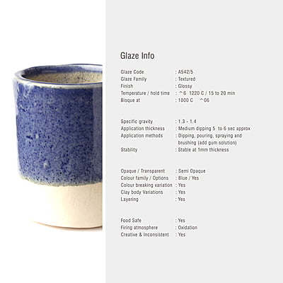 Sara Mid Fire Textured Blue A542/5 Sara Mid Fire Textured Blue A542/5