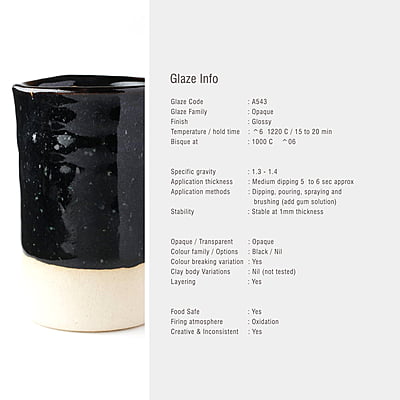 Sara Mid Fire Opaque Black A543