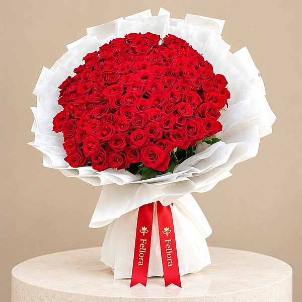 101 Red Roses Grand Luxury Bouquet