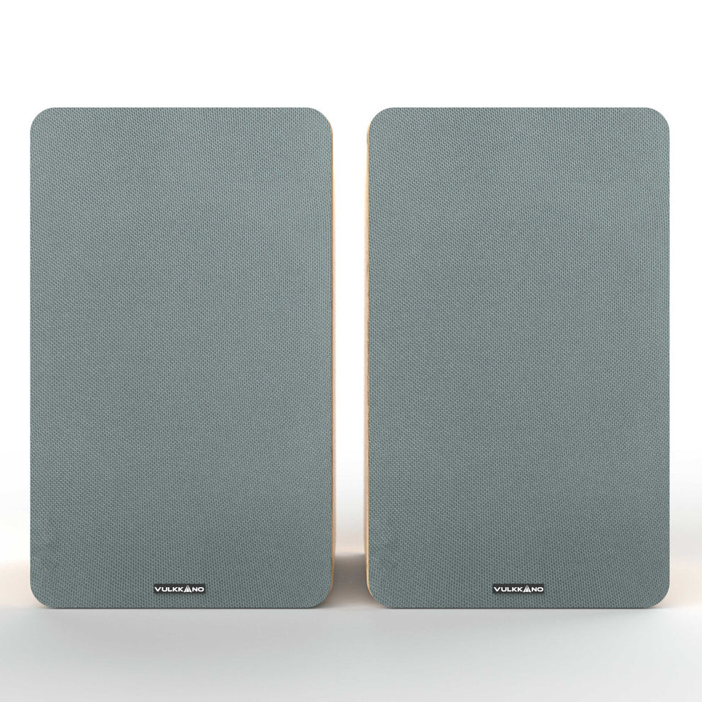 VULKKANO A5 ARC Active Bookshelf Speakers - Brown