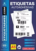 HojaA5MercadoLibre ETI.AUT. SIN IMP. 148x210 LASER 1B. Px500