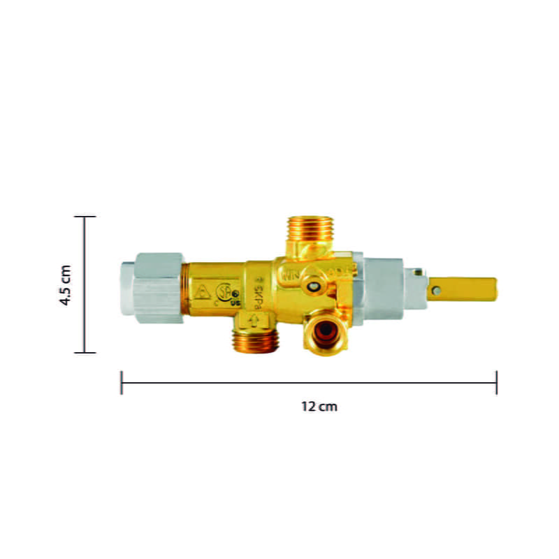 A60 Valvula de paso con sistema de seguridad BTU: 43,000