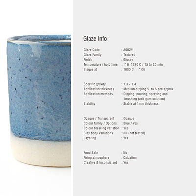 Sara Mid Fire Opaque Blue A602/1