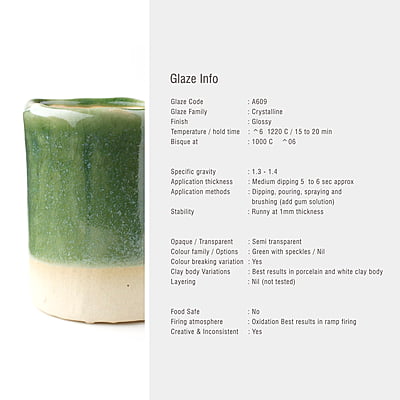 Sara Mid Fire Crystalline A609 Sara Mid Fire Crystalline A609