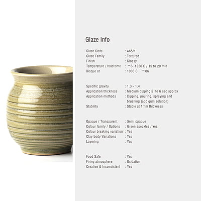 Sara Mid Fire Textured Oak Green A65/1