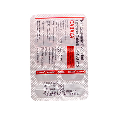 Cabaza (Pentoxifylline ER 400mg Tablet)