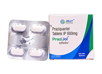 Prazijol (Praziquantel 600mg Tablet)