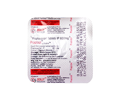 Prazijol (Praziquantel 600mg Tablet)