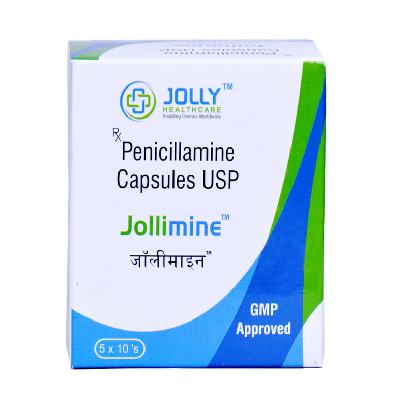 Jollimine (D-Penicillamine 250 Capsules)