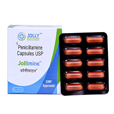 Jollimine (D-Penicillamine 250 Capsules)