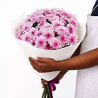 11 Pink Chrysanthemum Bouquet
