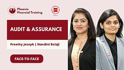 Audit and Assurance (AA) September - Face to Face (Live Streamed) Audit and Assurance (AA) September - Face to Face (Live Streamed)