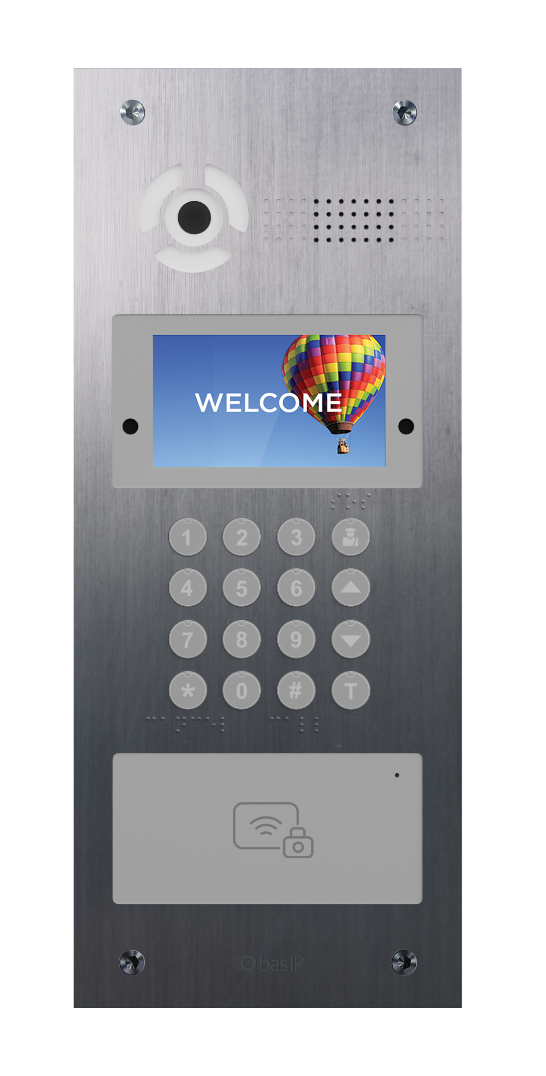 BAS-IP AA-07B Stainless Steel Video Intercom Entrance Panel BAS-IP AA-07B Stainless Steel Video Intercom Entrance Panel