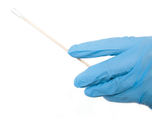 APLICADOR DE MADERA C/ALGODON 6'' C/100PZAS