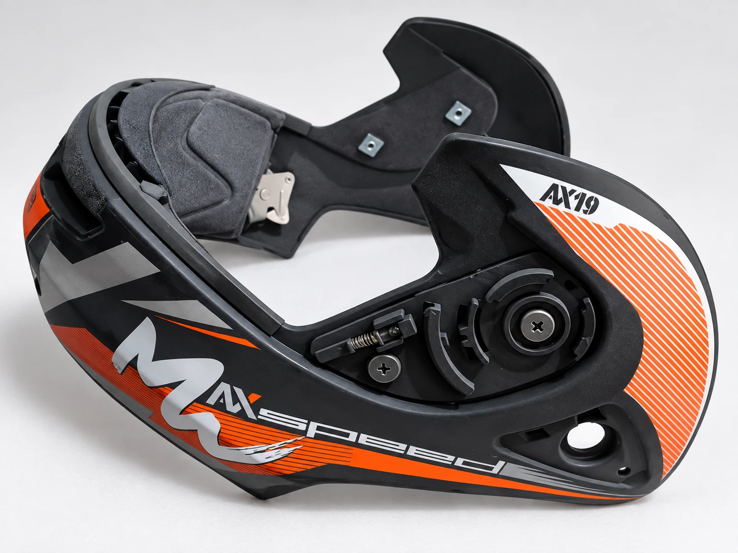 AARON CHINGUARD FOR HYBRID DECOR MAX SPEED MATT BLACK ORANGE