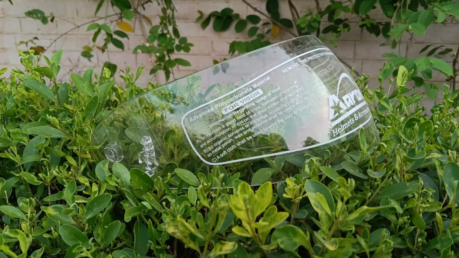 AARON CLEAR VISOR FOR ACE