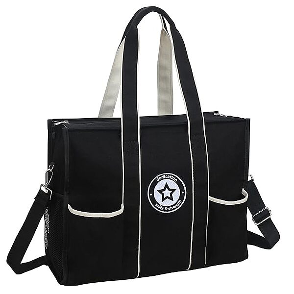 ABAMERICA Large Work Tote Bag Black